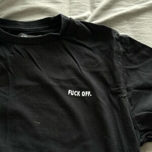 Raised by Wolves Fxxx Off black tshirt medium